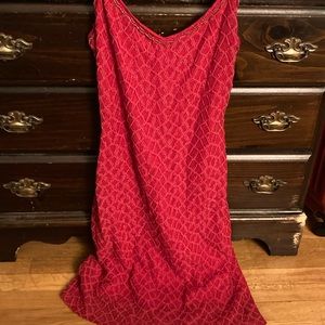 Betsey Johnson Dress : Size small - embroidered nylon stretch